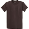Joe's USA Mens 5.4-oz 100% Cotton T-Shirt - Chocolate T-Shirts Joe's USA Chocolate Small