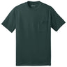 Joe's USA Men's 50/50 Cotton/Poly T-Shirt with Pocket-DarkGreen T-Shirts Joe's USA Dark Green S