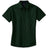Womens Short Sleeve Wrinkle Resistant Easy Care Shirts-DarkGreen/Navy Joe's USA Dark Green / Navy X-Small