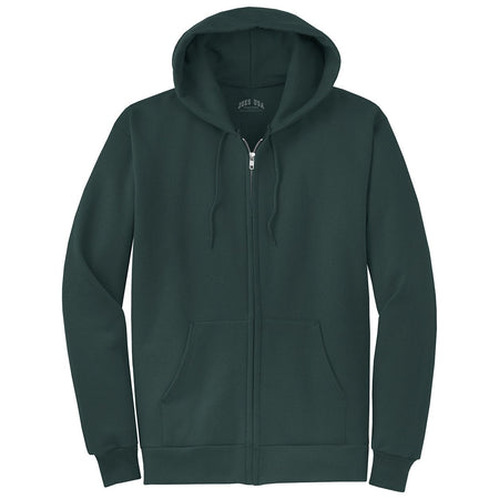 Wholesale Mens Heavy Blend Full-Zip Hooded Sweatshirt Sweatshirts/Fleece Joe's USA Dark Green