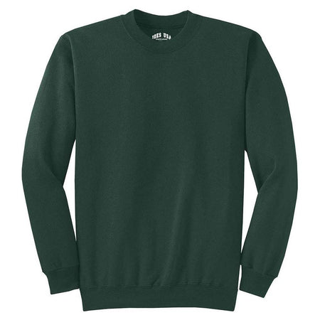 Joe's USA Mens Ultimate Cotton Crewneck Sweatshirt Joe's USA Small Deep Forest