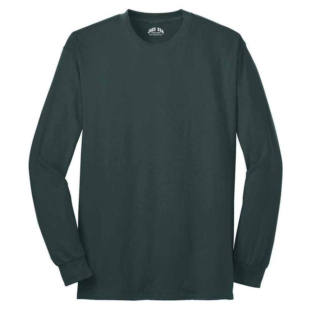 Joe's USA Men's Long Sleeve 50/50 Cotton/Poly T-Shirt Joe's USA Mens Apparel