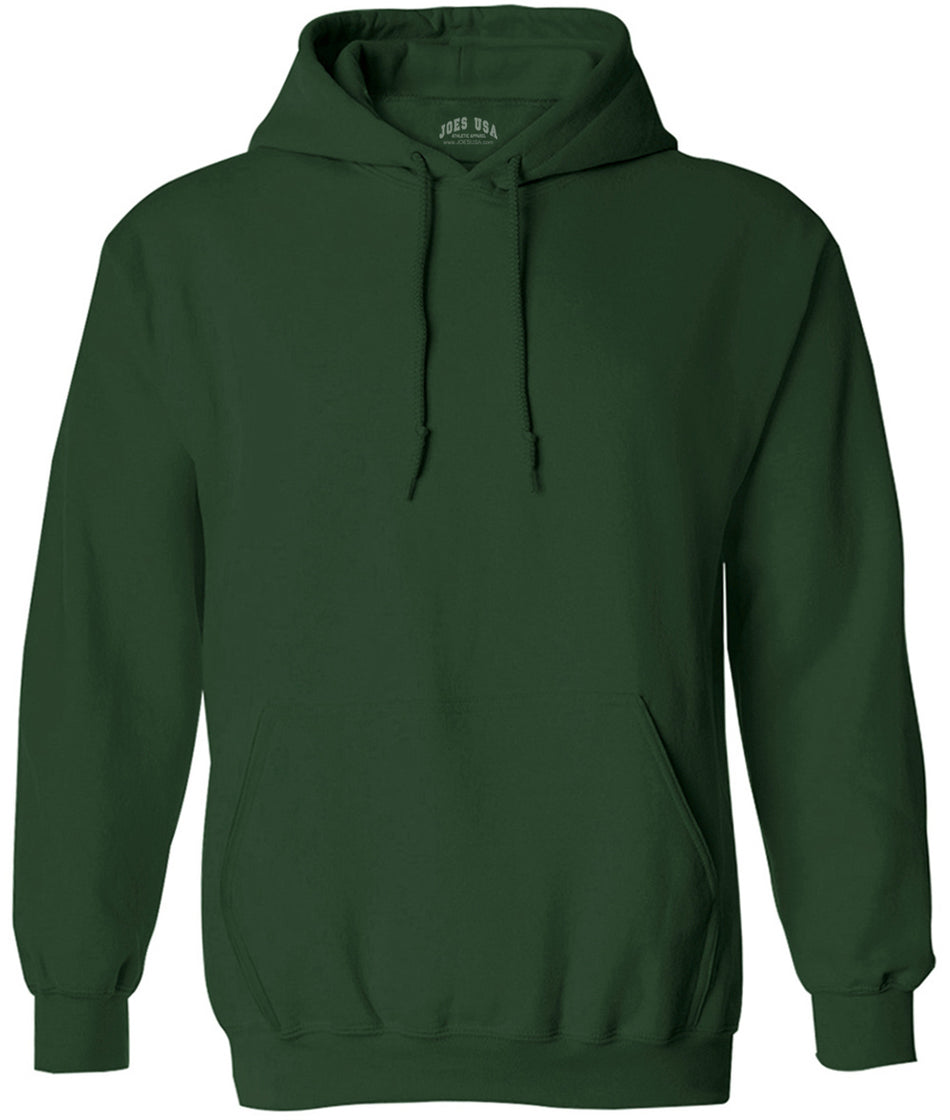 Joe's USA Men's Tall Pullover Hooded Sweatshirt Joe's USA Large Tall Dark Green