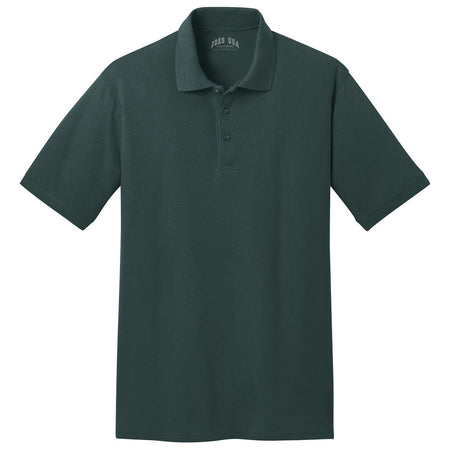 Men's 50/50 Pique Polo Polos/Knits Joe's USA Dark Green Small