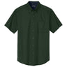 Joe's Men's Short Sleeve Button-Up Shirt - Dark Green / Navy Woven Shirts Joe's USA Dark Green / Navy Small