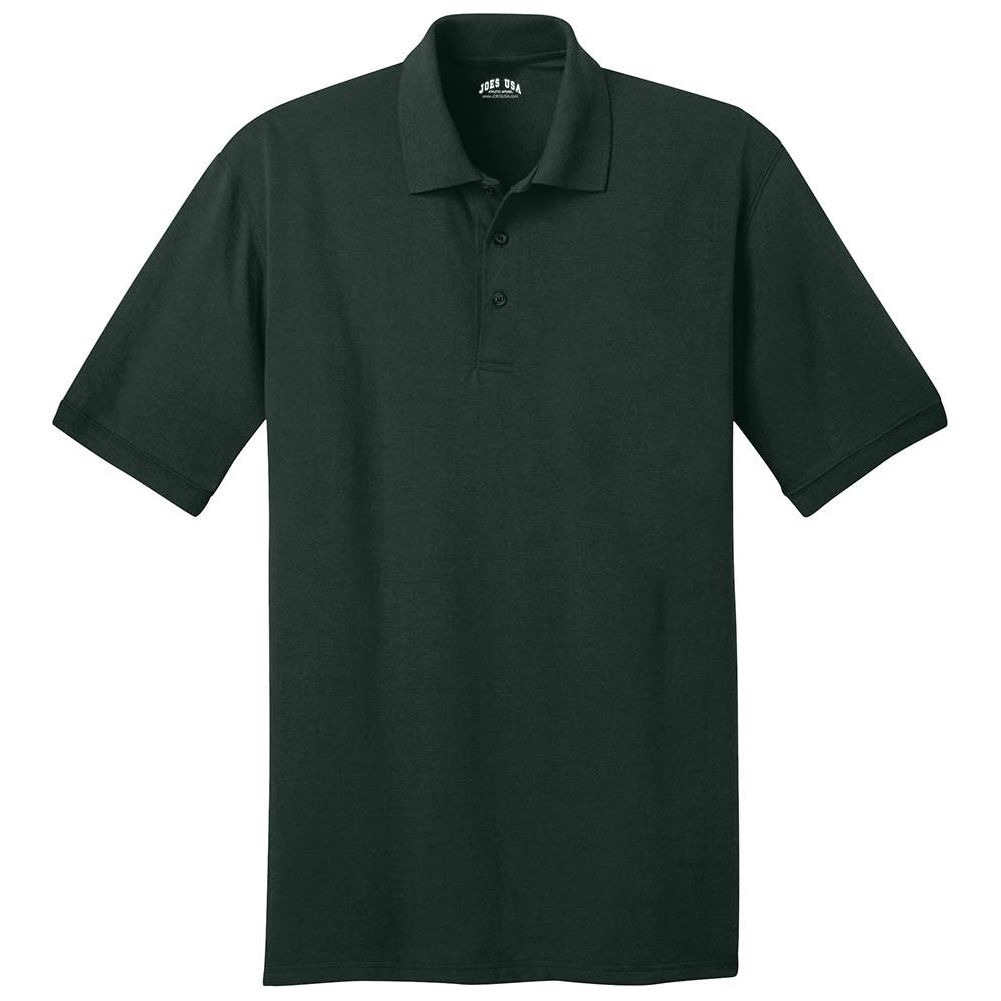 Men's Tall 5.5-Ounce Jersey Knit Polo Joe's USA Mens Apparel