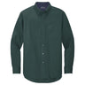 Men's Long Sleeve Wrinkle Resistant Easy Care Shirts in 26 Colors. Sizes XS-6XL - Dark Green / Navy Woven Shirts Joe's USA Dark Green / Navy Small
