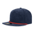 Decky 5 Panel High Profile Relaxed Corduroy Rope Hat | Decky 6043 Navy/Red Standard Hats