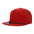 Decky 5 Panel High Profile Relaxed Corduroy Rope Hat | Decky 6043 Red/Black Standard Hats