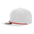 Decky 5 Panel High Profile Relaxed Corduroy Rope Hat | Decky 6043 White/Red Standard Hats