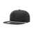 Decky 5 Panel High Profile Relaxed Cotton Blend Rope Hat | Decky 6032 Black/White Standard Hats
