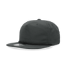Decky 5 Panel High Profile Relaxed Cotton Blend Rope Hat | Decky 6032 Charcoal/Black Standard Hats