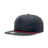 Decky 5 Panel High Profile Relaxed Cotton Blend Rope Hat | Decky 6032 Navy/Red Standard Hats