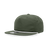 Decky 5 Panel High Profile Relaxed Cotton Blend Rope Hat | Decky 6032 Olive/White Standard Hats
