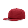 Decky 5 Panel High Profile Relaxed Cotton Blend Rope Hat | Decky 6032 Red Standard Hats