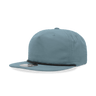 Decky 5 Panel High Profile Relaxed Cotton Blend Rope Hat | Decky 6032 Sky/Black Standard Hats