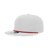 Decky 5 Panel High Profile Relaxed Cotton Blend Rope Hat | Decky 6032 White/Red Standard Hats