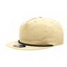 Decky 5 Panel High Profile Relaxed Cotton Blend Rope Hat | Decky 6042 Birch/Black Standard Hats