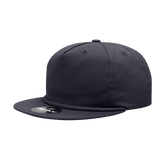 Decky 5 Panel High Profile Relaxed Cotton Blend Rope Hat | Decky 6042 Navy Standard Hats
