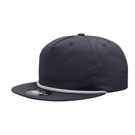 Decky 5 Panel High Profile Relaxed Cotton Blend Rope Hat | Decky 6042 Red Rope Red Rope Hats