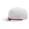 Decky 5 Panel High Profile Relaxed Cotton Blend Rope Hat | Decky 6042 Red Rope Red Rope Hats