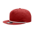 Decky 5 Panel High Profile Relaxed Cotton Blend Rope Hat | Decky 6042 Red/White Standard Hats