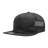 Decky 5 Panel High Profile Relaxed Cotton Blend Trucker w/Rope | Decky 6041 Black Standard