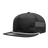 Decky 5 Panel High Profile Relaxed Cotton Blend Trucker w/Rope | Decky 6041 Black/White Standard