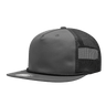 Decky 5 Panel High Profile Relaxed Cotton Blend Trucker w/Rope | Decky 6041 Charcoal/Black Standard