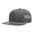 Decky 5 Panel High Profile Relaxed Cotton Blend Trucker w/Rope | Decky 6041 Charcoal/White Standard