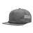 Decky 5 Panel High Profile Relaxed Cotton Blend Trucker w/Rope | Decky 6041 Grey/Black Standard