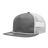 Decky 5 Panel High Profile Relaxed Cotton Blend Trucker w/Rope | Decky 6041 Grey/White Standard