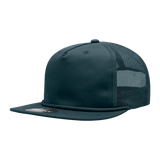 Decky 5 Panel High Profile Relaxed Cotton Blend Trucker w/Rope | Decky 6041 Navy Standard