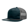 Decky 5 Panel High Profile Relaxed Cotton Blend Trucker w/Rope | Decky 6041 Navy/Charcoal Standard