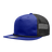 Decky 5 Panel High Profile Relaxed Cotton Blend Trucker w/Rope | Decky 6041 Royal/Black Standard