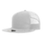 Decky 5 Panel High Profile Relaxed Cotton Blend Trucker w/Rope | Decky 6041 White Standard