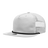 Decky 5 Panel High Profile Relaxed Cotton Blend Trucker w/Rope | Decky 6041 White/Black Standard