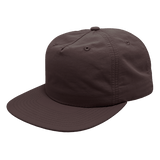 Decky 5 Panel High Profile Relaxed Nylon Surf Hat | Decky 6050 Brown Standard Hats