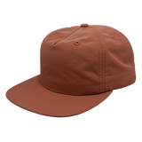 Decky 5 Panel High Profile Relaxed Nylon Surf Hat | Decky 6050 Burnt Orange Standard Hats