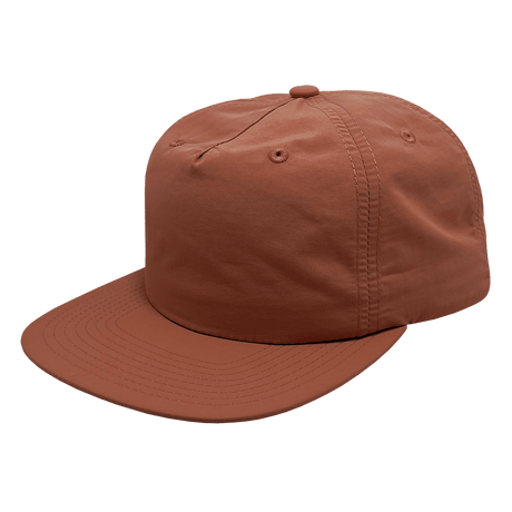 Decky 5 Panel High Profile Relaxed Nylon Surf Hat | Decky 6050 Burnt Orange Standard Hats