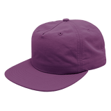 Decky 5 Panel High Profile Relaxed Nylon Surf Hat | Decky 6050 Grape Standard Hats