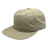 Decky 5 Panel High Profile Relaxed Nylon Surf Hat | Decky 6050 Khaki Standard Hats
