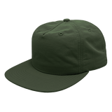 Decky 5 Panel High Profile Relaxed Nylon Surf Hat | Decky 6050 Olive Standard Hats