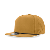 Decky 5 Panel High Profile Relaxed Perforated Performance Rope Hat | Decky 6226 Biscuit/Black Standard Hats