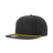 Decky 5 Panel High Profile Relaxed Perforated Performance Rope Hat | Decky 6226 Black/Gold Standard Hats