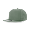 Decky 5 Panel High Profile Relaxed Perforated Performance Rope Hat | Decky 6226 Loden Standard Hats
