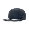 Decky 5 Panel High Profile Relaxed Perforated Performance Rope Hat | Decky 6226 Navy/White Standard Hats