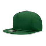 Decky 5 Panel High Profile Structured Cotton Blend Rope Hat | Decky 1041 Forest OSFM Hats