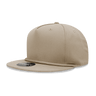 Decky 5 Panel High Profile Structured Cotton Blend Rope Hat | Decky 1041 Khaki OSFM Hats
