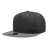 Decky 5 Panel High Profile Structured Cotton Blend Snapback | Decky 1064 Black/Charcoal Standard